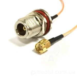 Пігтейл RP-SMA male – N female кабельне складання