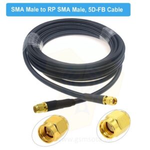 Кабель 5D-FB SMA male – RP-SMA male (пігтейл)