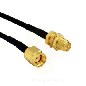 Кабельне складання RG-174 3 метри RP-SMA female та RP-SMA male