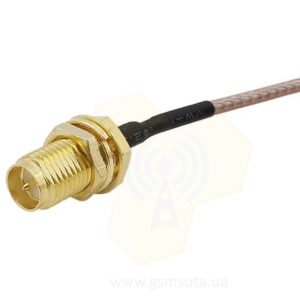 Пігтейл завдовжки 10 см RG178 SMA-female/TS9