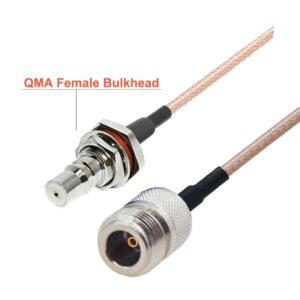 Пігтейл QMA female – N female кабельна сбірка