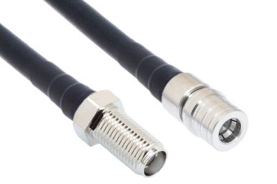 Пігтейл QMA male - SMA female RG223 20 см - Зображення 2