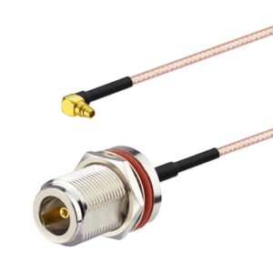 Пігтейл MMCX male – N female Bulkhead