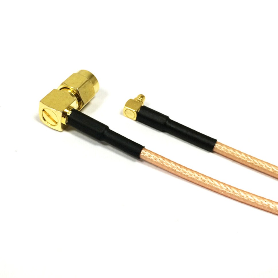 Пігтейл кутовий SMA male на кутовий MMCX 20 см RG-316 - Зображення 2