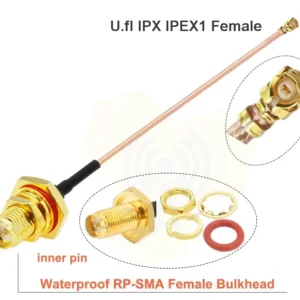 Пігтейл 15 см RG178 RP-SMA female/IPX U.fl