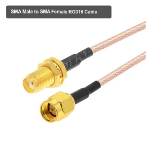 Пігтейл SMA male - SMA female 15 см RG-316